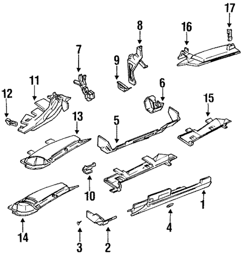 Instrument Panel Components for 1997 Audi A6 #0