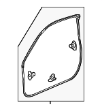 72310TBGA01 - Body: Door Seal for Honda: Civic Image