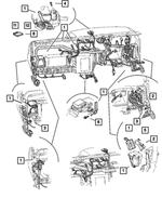 56049197AB - Electrical: Instrument Panel Wiring for Mopar Image