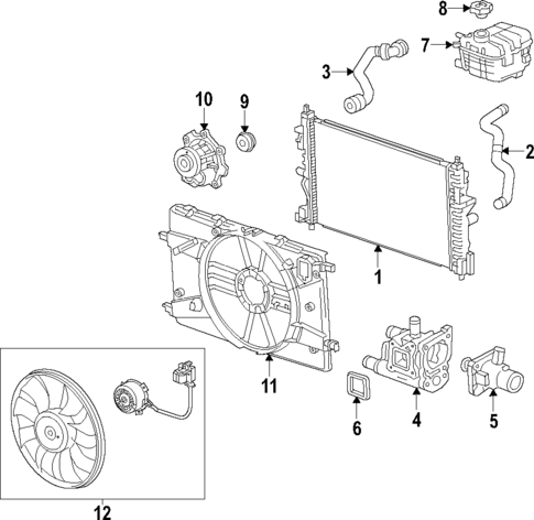 Cooling System for 2019 Chevrolet Silverado 1500 #34