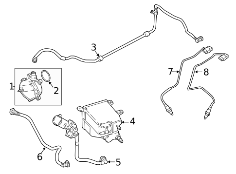 Emission Components for 2021 BMW M760i xDrive #0