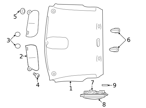 Interior Trim - Cab for 2013 Ram 1500 #5