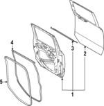 NZ6Z6026086A - : 2022-2024 Ford Maverick - Reinforced Beam for Ford: Maverick Image