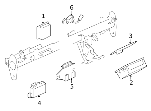 Communication System Components for 2008 Saturn Astra #0