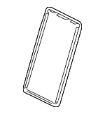 5G0885219A82V - Body: Frame Trim for Volkswagen: Arteon, e-Golf, Golf, Golf Alltrack, Golf R, Golf SportWagen, GTI, ID.4, Taos Image