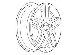 9595978 - : Part# 9595978 Wheel, Alloy for Pontiac: Grand Prix Image
