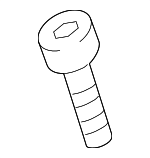 WHT003682 - Electrical: Seat Belt Assembly Lower Bolt for Volkswagen: Arteon, Atlas, Atlas Cross Sport, Beetle, CC, e-Golf, Eos, Golf, Golf Alltrack, Golf R, Golf SportWagen, GTI, Jetta, Passat, Rabbit, Taos, Tiguan, Tiguan Limited Image