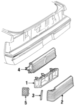 16501764 - Electrical: Housing for Pontiac: J2000 Sunbird, Sunbird Image