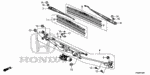90028RAA003 - Electrical/Exhaust/Heater/Fuel: BOLT, SPECIAL (6X18.2) for Honda Image