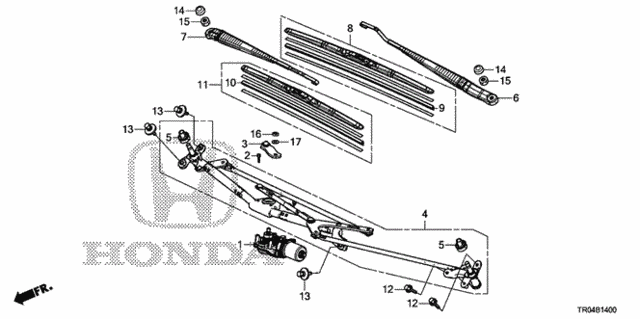 Front Windshield Wiper for 2012 Honda Civic #0