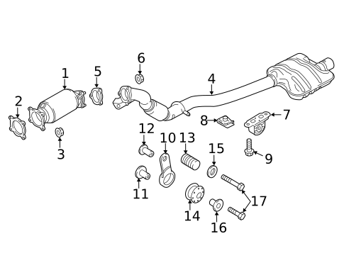 Exhaust Components for 2018 Audi A6 Quattro #0