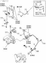 8942215190 - Engine: CLIP, WATER HOSE for Honda Image