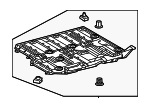 5839948020 - Body: Floor Pan Splash Shield for Lexus Image