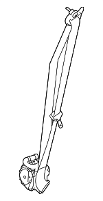 LR149779 - : 2021-2023 Land Rover Range Rover Evoque - Belt &amp; Retractor for Land Rover: Range Rover Evoque Image