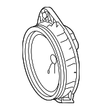 84577107 - Body: Front Dr Speaker for Chevrolet: Blazer EV, Equinox EV, Silverado 1500, Silverado 2500 HD, Silverado 3500 HD, Suburban, Tahoe, Traverse | GMC: Acadia, Sierra 1500, Sierra 1500 Limited, Sierra 2500 HD, Sierra 3500 HD, Yukon, Yukon XL Image