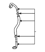 282502S300 - : Coolant Line for Kia: K5, Sorento Image