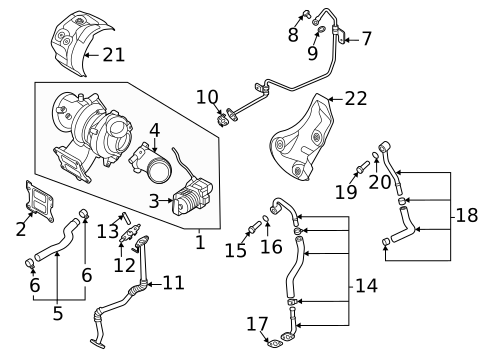 Turbocharger & Components for 2025 Kia Sorento #0