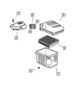 5013462AB - Fuel: Air Cleaner Body for Mopar Image