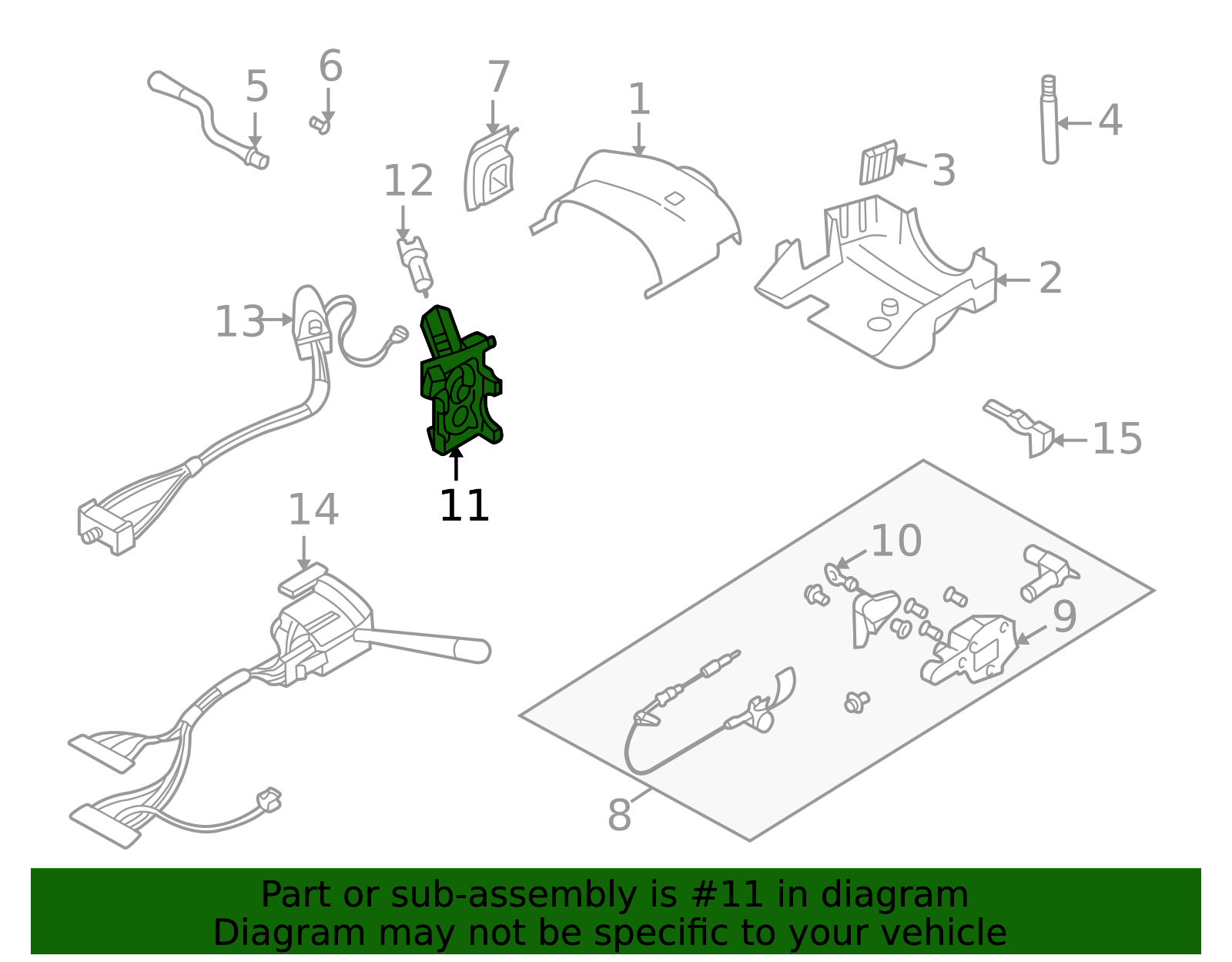 26036474 - Ignition Lock Cylinder Case 1995-2004 GM | Group 1 Auto Parts