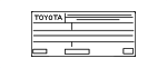 11298F0291 - Body: Emission Label for Toyota: Grand Highlander Image
