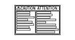 426680E010 - Body: Caution Label for Toyota Image
