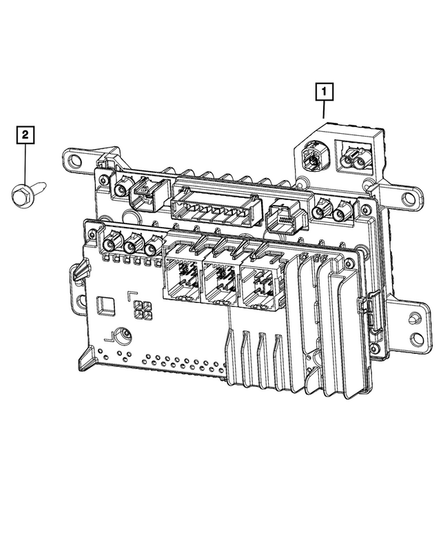 68618467AC - Electrical: Multi Media Radio for Mopar Image