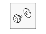 823152P000 - Body: Applique Fastener for Hyundai Image