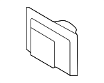 873822W000 - Body: Applique Clip for Hyundai Image