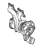 11655A34710 - Engine: Turbocharger for BMW Image