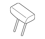 864309CD2E - Body: Headrest for Nissan Image