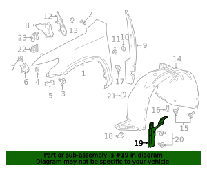 2018-2024 Chevrolet Deflector - Driver's Side (LH) 84175573 ...