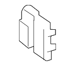 64226962293 - Body: Vent Cover for BMW: 323i, 325Ci, 325i, 325xi, 328i, 328i xDrive, 328xi, 330Ci, 330i, 330xi, 335d, 335i, 335i xDrive, 335is, 335xi, 525i, 528i, 528i xDrive, 530i, 535d, 535d xDrive, 535i, 535i xDrive, 540i, 550i, 550i xDrive, 640i, 640i Gran Coupe, 640i xDrive, 640i xDrive Gran Coupe, 650i, 650i Gran Coupe, 650i xDrive, 650i xDrive Gran Coupe, ActiveHybrid 5, M3, M5, M6, M6 Gran Coupe, X3, X5 Image