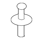 51118174185 - Body: Flap Rivet for BMW Image