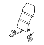 81324STXA21 - Body: Seat Back Heater for Acura Image