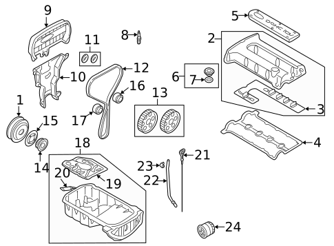 Hardware, Fasteners & Fittings for 2007 Kia Spectra5 #0