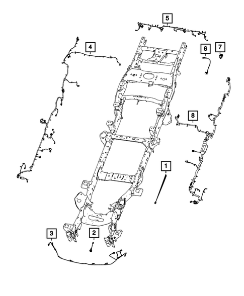 Wiring, Body and Accessories for 2024 Ram 2500 #1