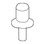 9132667 - Body: Bumper Cover Rivet for GM Image