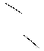 32341318 - Body: Wiper Blade for Volvo: S60, S60 Cross Country, S80, V60, V60 Cross Country, V70, XC60, XC70 Image