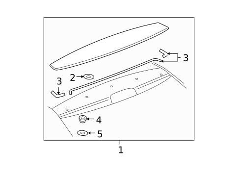 Spoiler for 2006 Chevrolet Malibu #0