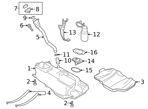 Fuel System Components for 2024 Porsche 718 Boxster #1