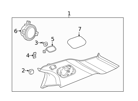 Interior Trim - Quarter Panels for 2022 Cadillac XT4 #0
