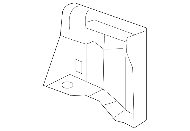 ポムページ 2015-2019 GM Passenger Side Front Bumper Impact Bar Bracket