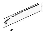 74306TGSA11 - Body: Roof Molding for Honda: Passport Image