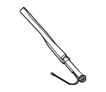 61615A01A90 - Body: Wiper Arm for BMW Image