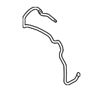 61665A01A78 - Body: Washer Hose for BMW Image