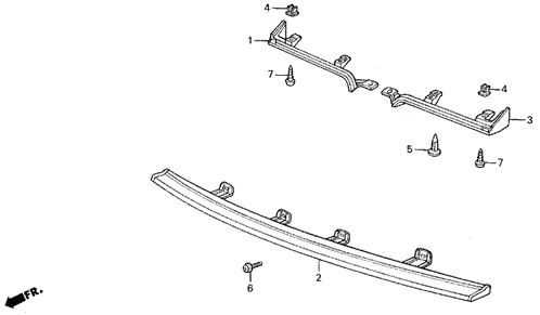 Front Grille for 1988 Acura Integra #0