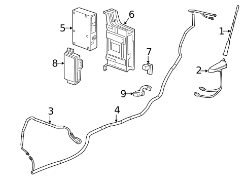 Antenna & Radio for 2016 Chevrolet Sonic #2