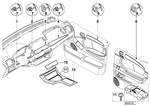 51428408576 - : Decorative Strip, Door Rear Right for BMW Image
