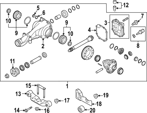 Axle & Differential for 2015 Subaru XV Crosstrek #4
