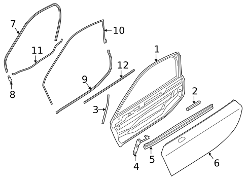 Door & Components for 2016 BMW i8 #0